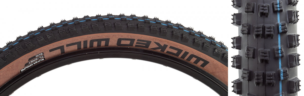Schwalbe Wicked Will 29x2.4 Tubeless Folding TPI PSI 50 Black/Ysk Reflective 11654306