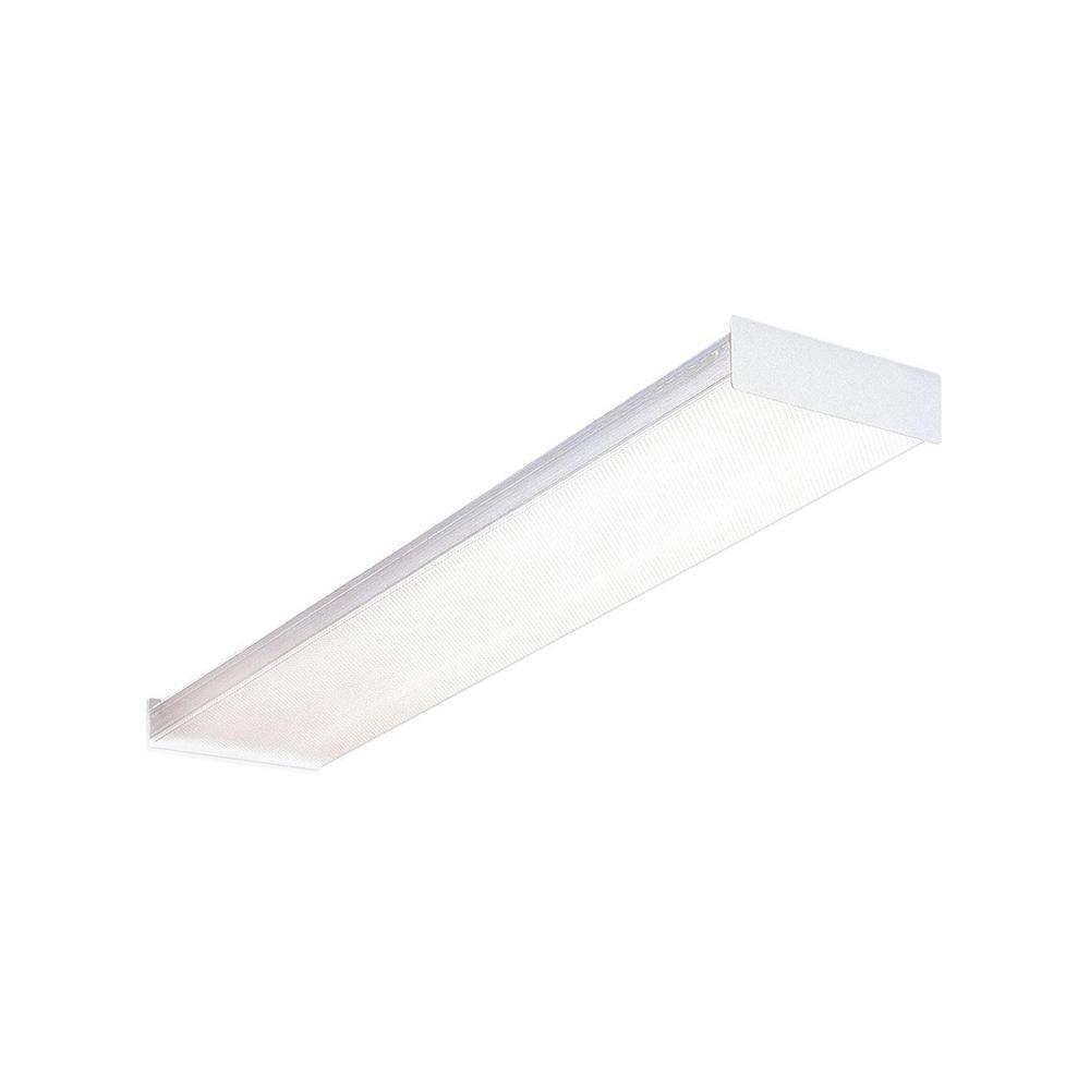 SB 4 32 120 1/4 GESB 4 ft. Fluorescent Wraparound Lens Ceiling Fixture