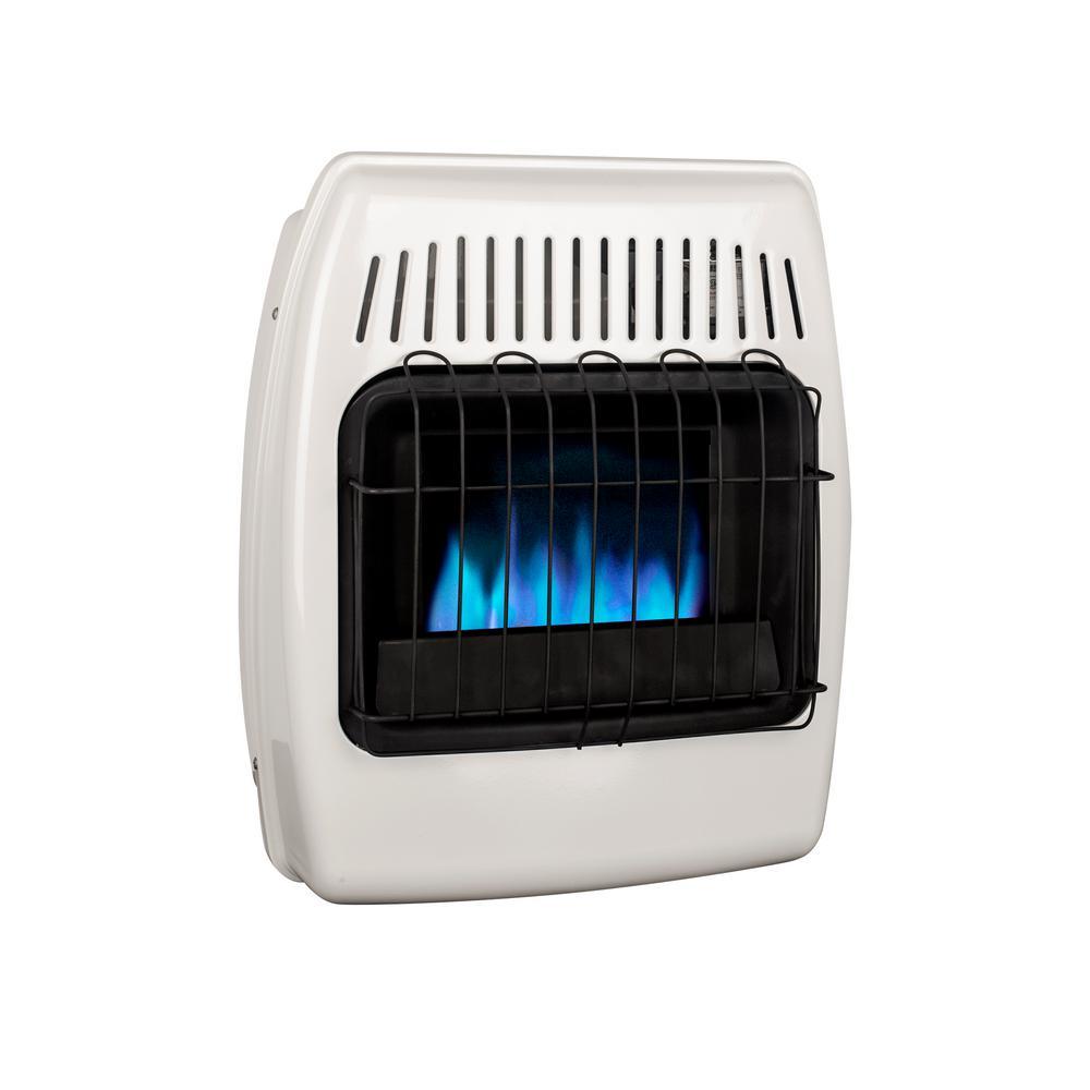 10,000 BTU Blue Flame Vent Free Natural Gas Wall Heater