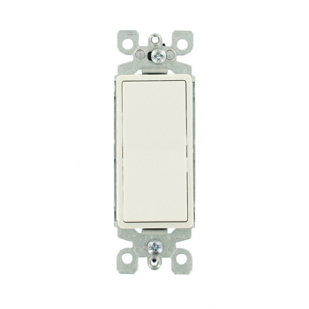 Decora 15 Amp 3-Way Illuminated Switch, White
