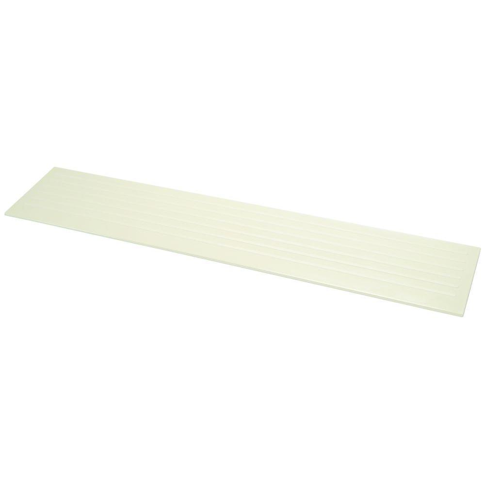 12 in. x 60 in. Entry Ramp in Bone for MUSTEE 360L/R Barrier-Free Shower Floor