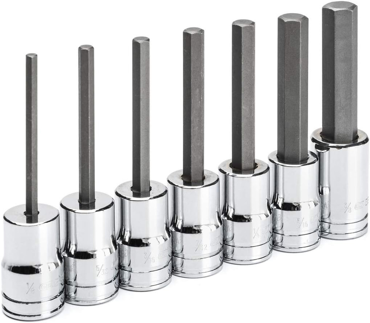 Gearwrench 7 Pc. 3/8" Mid-Length Hex Bit Set (82529) - Image 2