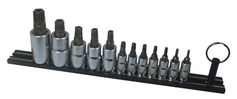 VIM Tools 12-Piece Torx Plus Driver Set on Black Magrail (TMS-T5P)