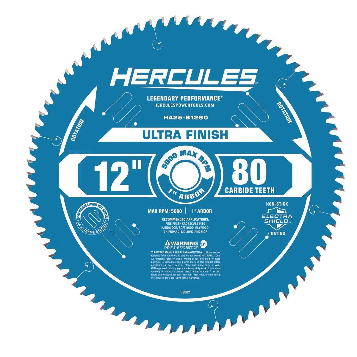 12 in. 80T Ultra Finish Circular Saw Blade