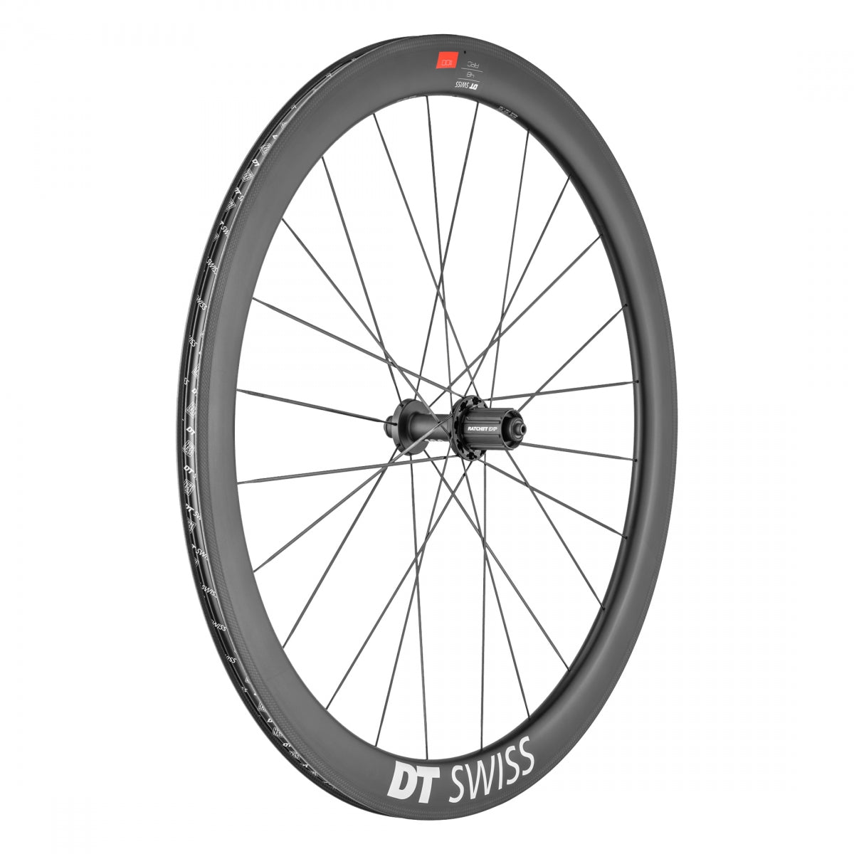 DT Swiss ARC 1100 DiCut 48 Front Carbon 700c QRx100mm 24H Rim Brake TCS Black