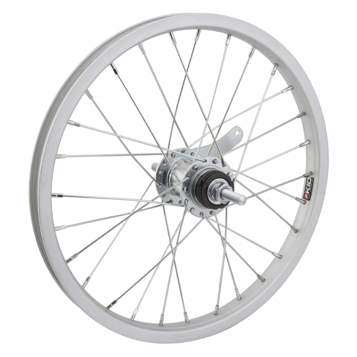 Wheel Master 16in Juvenile Rear Wheel B/O 3/8inx110mm 28H Coaster Brake Silver