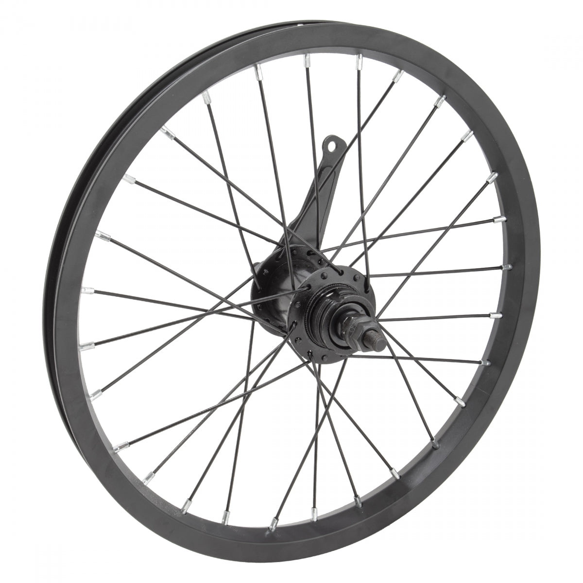 Wheel Master 16in Juvenile Rear Wheel B/O 3/8inx110mm 28H Coaster Brake Black