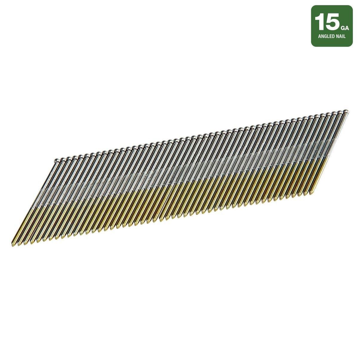 1-1/2 in. 15 GA Bright Finish Nails, 1,000 Pc.