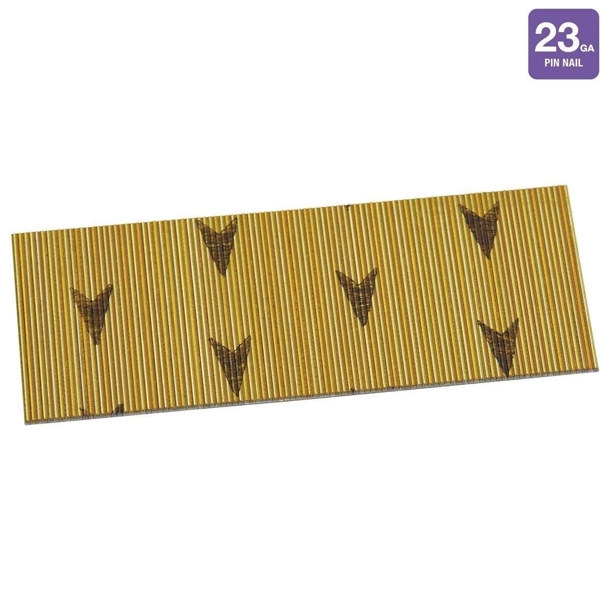 1 in. 23 GA Galvanized Pin Nails, 2,000 Pc.