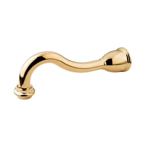 Elements of Design Polished Brass Bathtub Spout