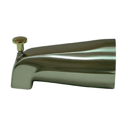 Elements of Design Satin Nickel Bathtub Spout with Diverter