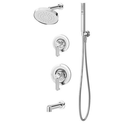 Symmons Museo Polished Chrome 2-handle Bathtub and Shower Faucet