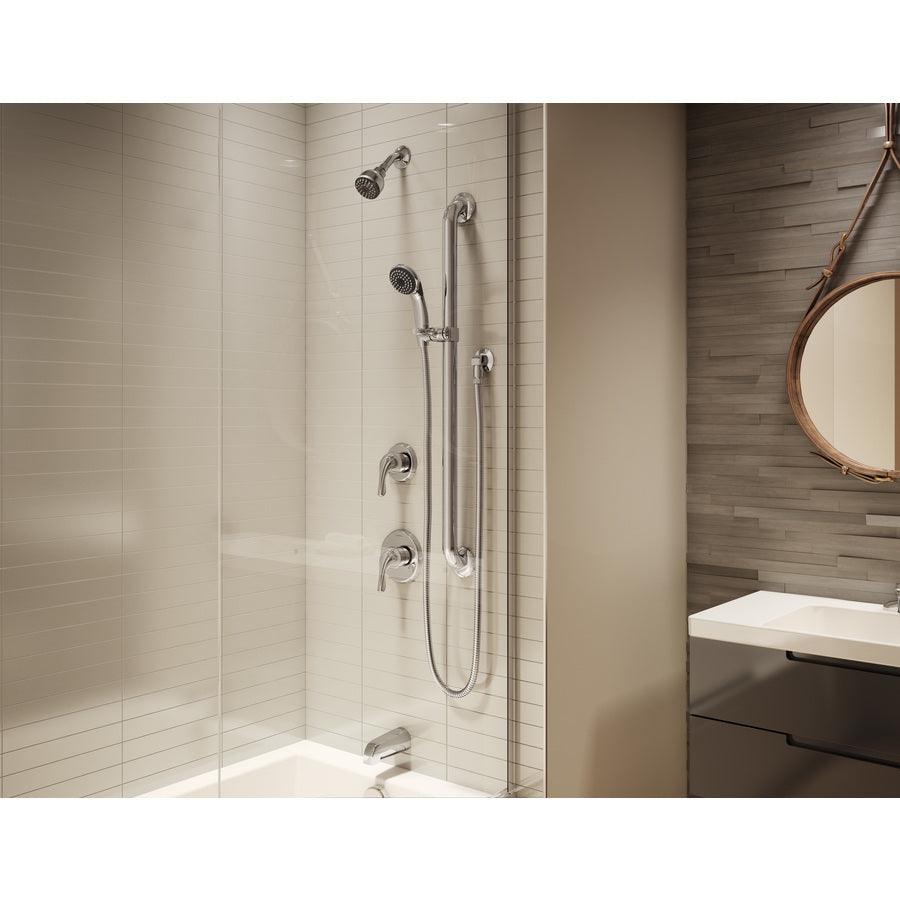 Symmons Origins Chrome 2-Handle Bathtub and Shower Faucet with Valve