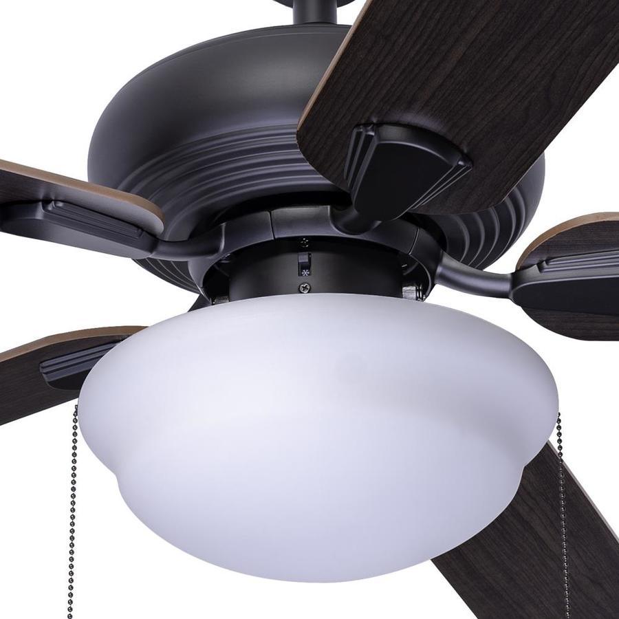 Harbor Breeze Caratuk River 52-in Bronze LED Indoor Ceiling Fan (5-Blade)