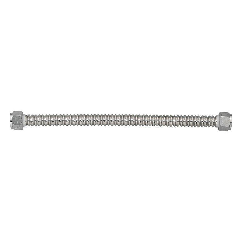 24 in. x 3/4 in. FIP x 3/4 in. FIP Corrugated Stainless Steel Water Supply Connector