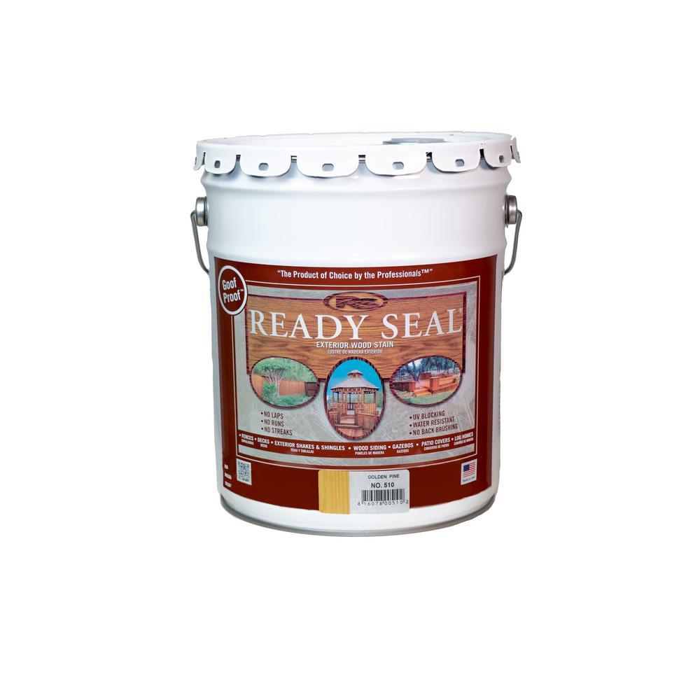 Ready Seal 5 Gal. Golden Pine Exterior Wood Stain and Sealer