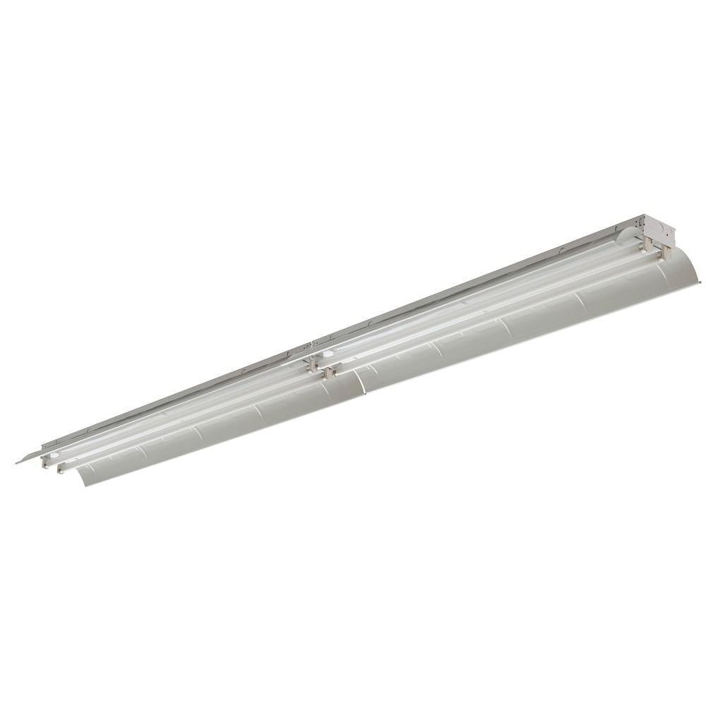 Tandem 8 ft. 4-Light T8 General-Purpose Hooded Strip Light