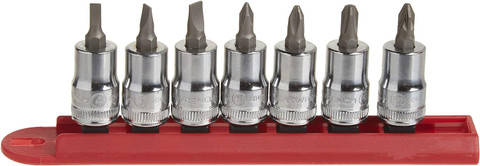 Gearwrench 7 Pc 3/8" Drive Screwdriver Bit Socket Set (80577)