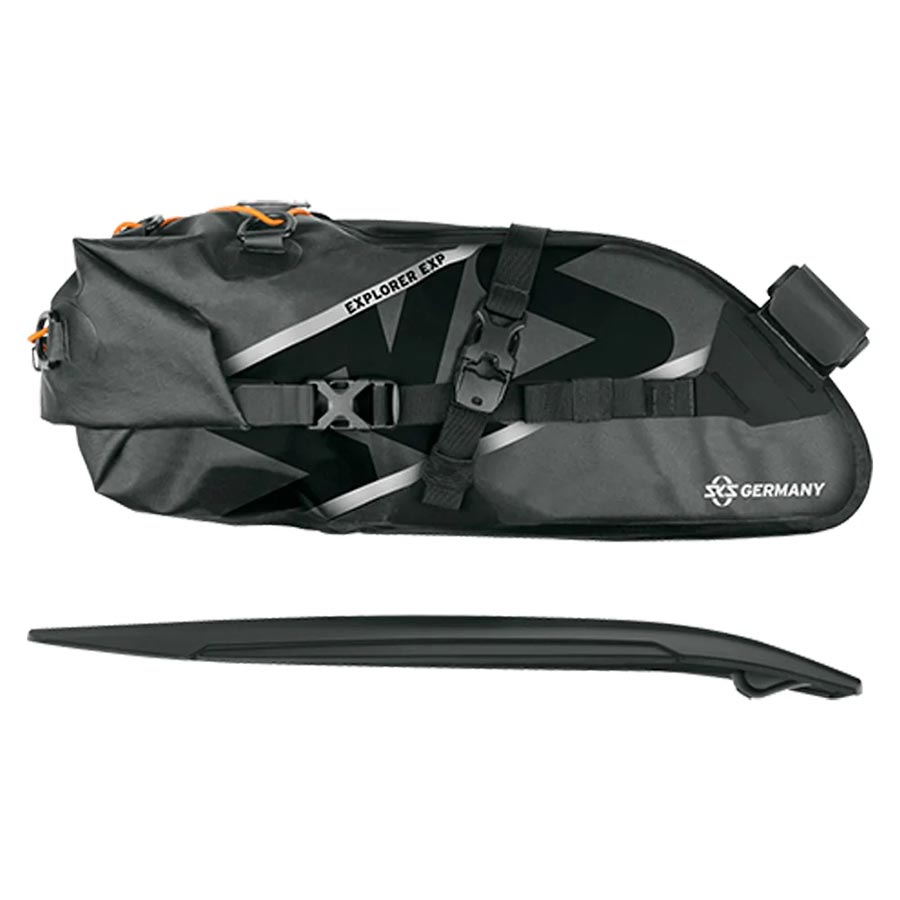 SKS Germany Explorer Exp. Saddlebag, 13L, Black