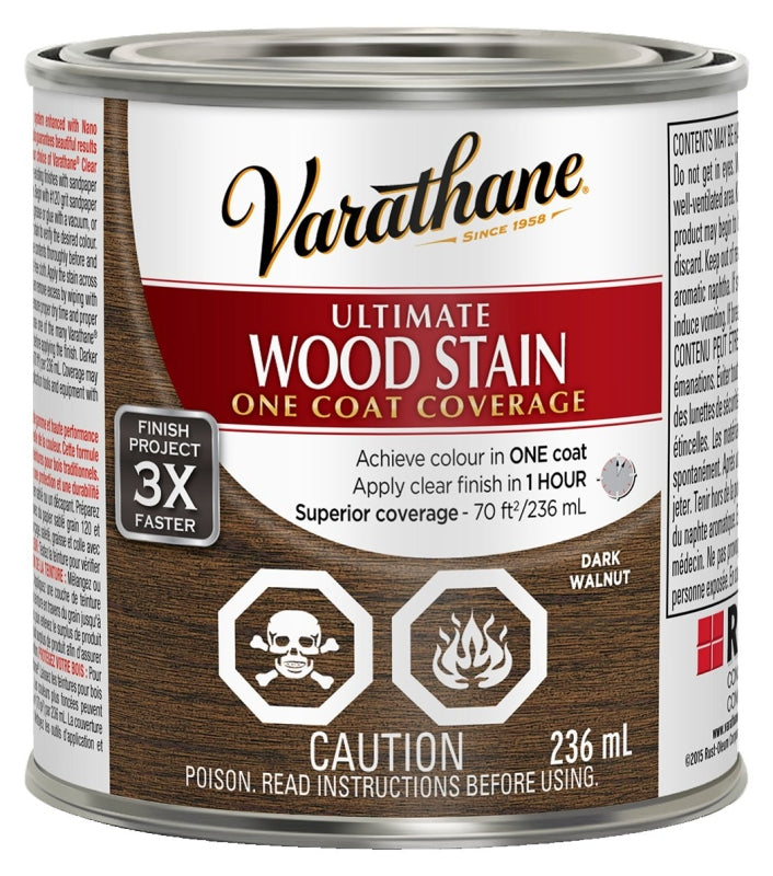 Varathane 302978 Stain, Dark Walnut, Liquid, Can