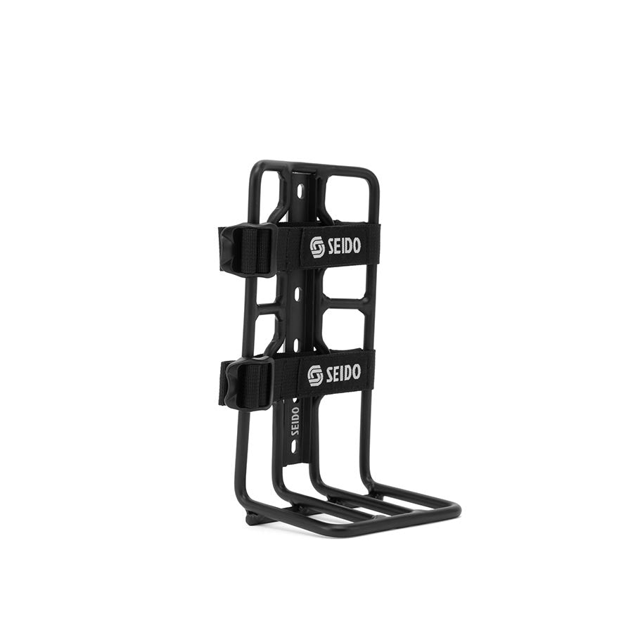 Front Bike Rack Seido Cargo Cage Black