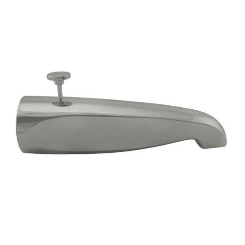 WESTBRASS Satin Nickel Bathtub Spout with Diverter