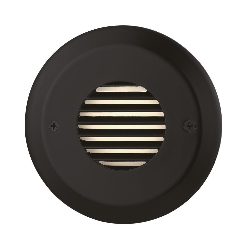 Line-Voltage 2.5-Watt Black Integrated LED Outdoor Stair Light