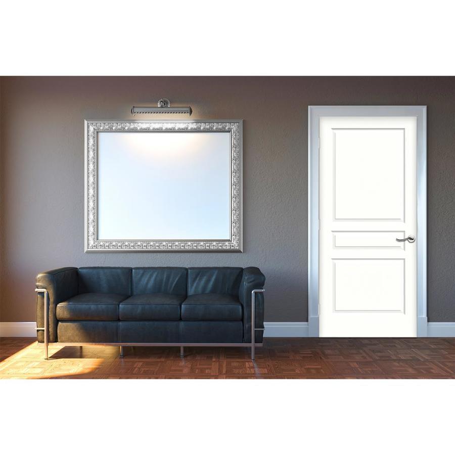 ReliaBilt Avalon 28-in x 80-in Snow Storm 3-Panel Square Hollow Core Prefinished Molded Composite Slab Door