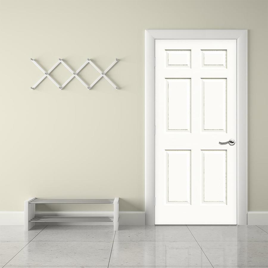 American Building Supply Colonist Textured 32-in x 80-in Primed 6-Panel Hollow Core Primed Molded Composite Slab Door