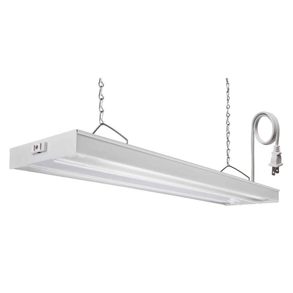 GRW 2 28 CSW CO M4 4 ft. 2-Light 28-Watt White T5 Fluorescent Grow Light