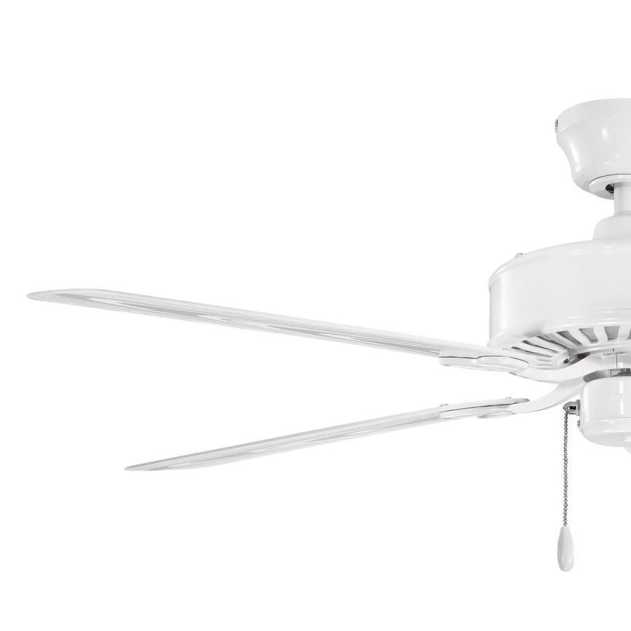 Kichler 52-in White Indoor/Outdoor Ceiling Fan (5-Blade)