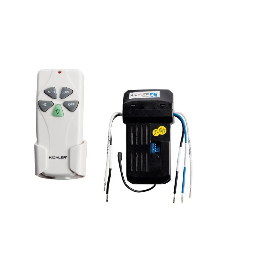 Kichler Basics Pro Designer 52-in Matte White Indoor/Outdoor Ceiling Fan with Light Kit Remote (5-Blade)