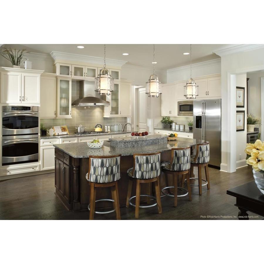 Progress Lighting Bay Court 1-Light Brushed Nickel Transitional Chandelier