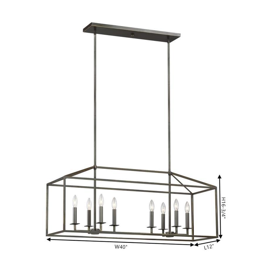 Sea Gull Lighting Perryton Heirloom Bronze Modern/Contemporary Linear Kitchen Island Light