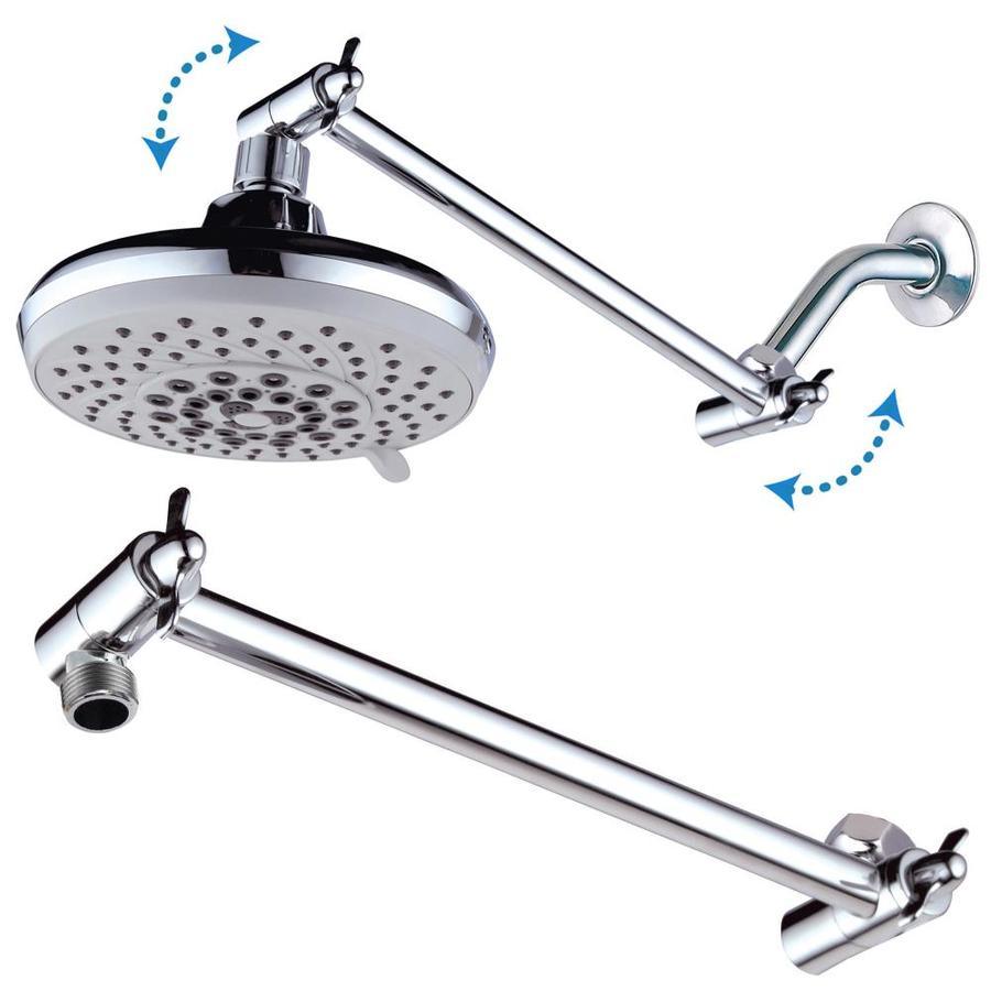HotelSpa 0.5-in Chrome Shower Shower Arm Mount
