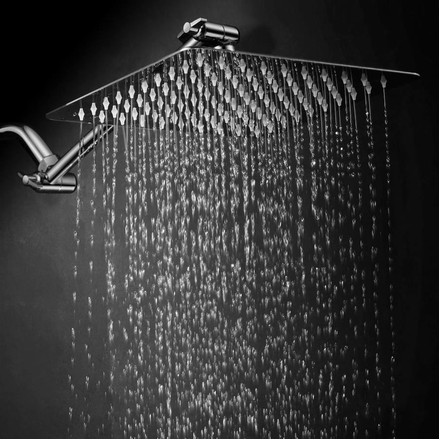 HotelSpa Chrome 1-Spray Rain Shower Head 2.5-GPM (9.5-LPM)