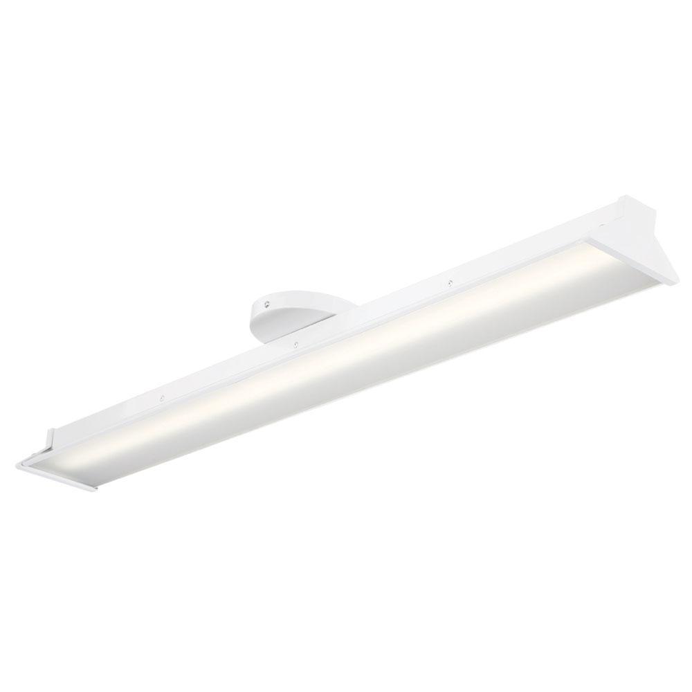 225-Watt Equivalent 3 ft. 3,000 Lumens Integrated LED White Wraparound Light Direct Wire Powered 4000K