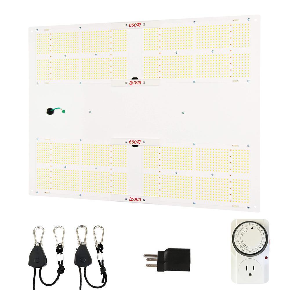 1000-Watt DE Equivalent Commercial Indoor Horticulture LED Plant Grow Light Fixture Daylight 3250K