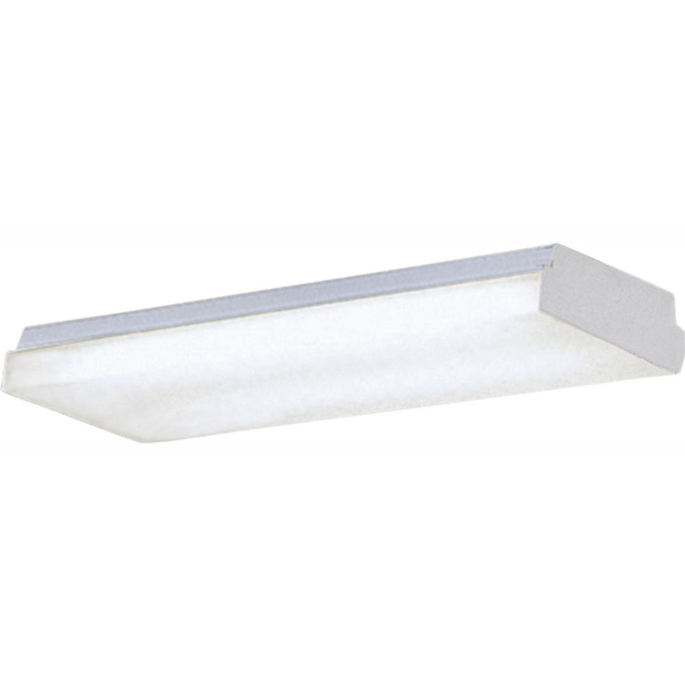2-Light White Fluorescent Fixture