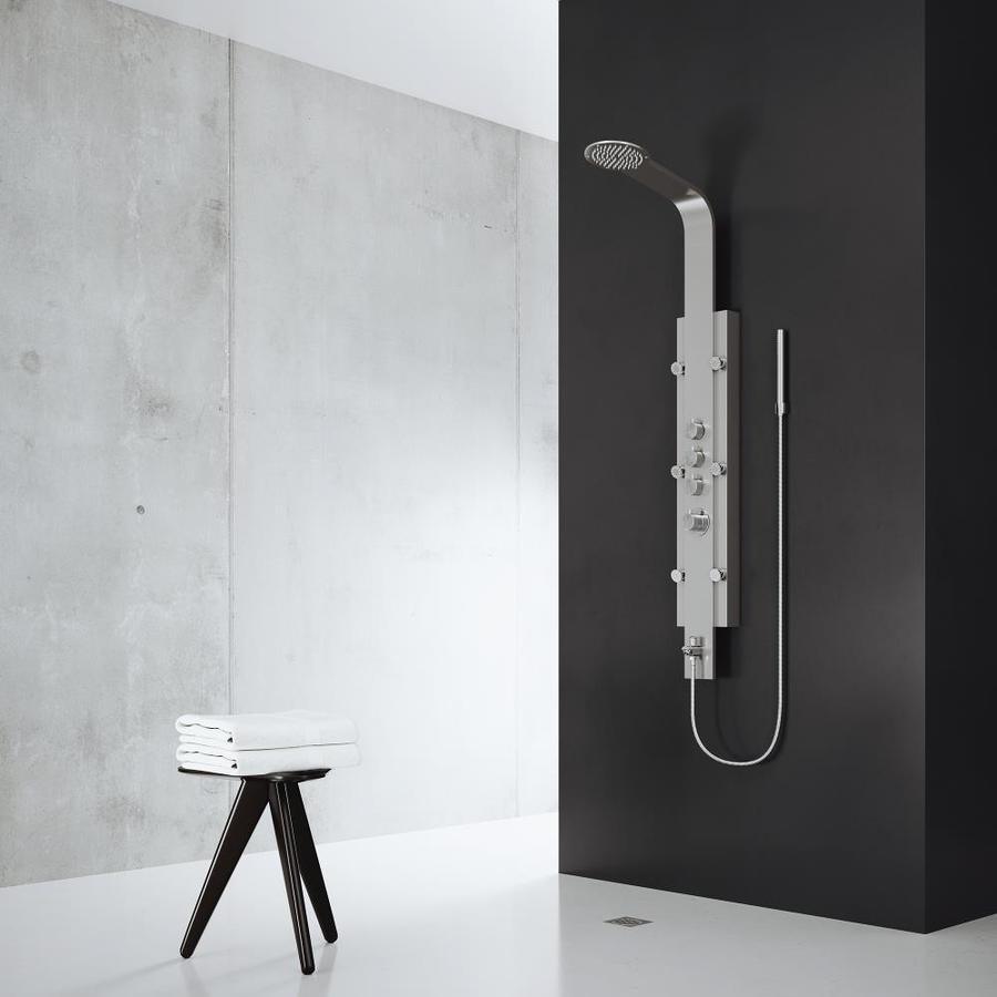 VIGO Mateo Stainless Steel 6-Spray Shower Panel System (Valve Included)