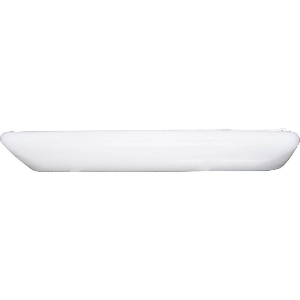 Cloud Energy Efficient 2-Light White Flush Mount