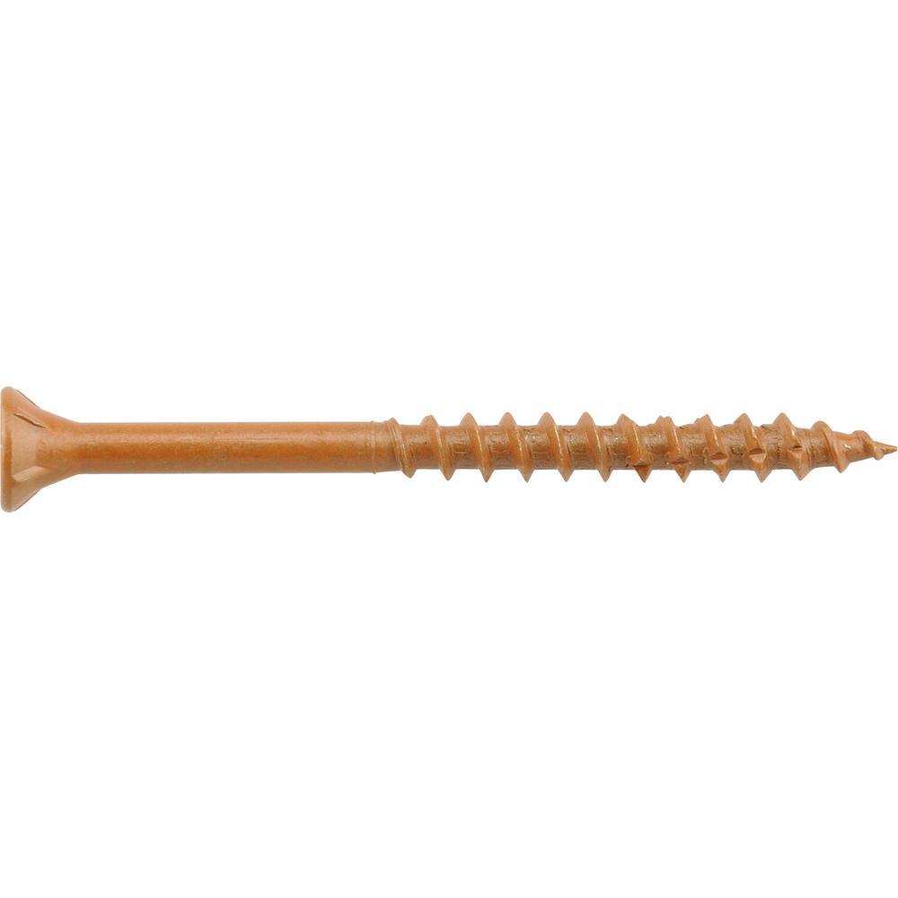 #9 x 3 in. Star Flat-Head Wood Deck Screw (10 lbs.-Pack)
