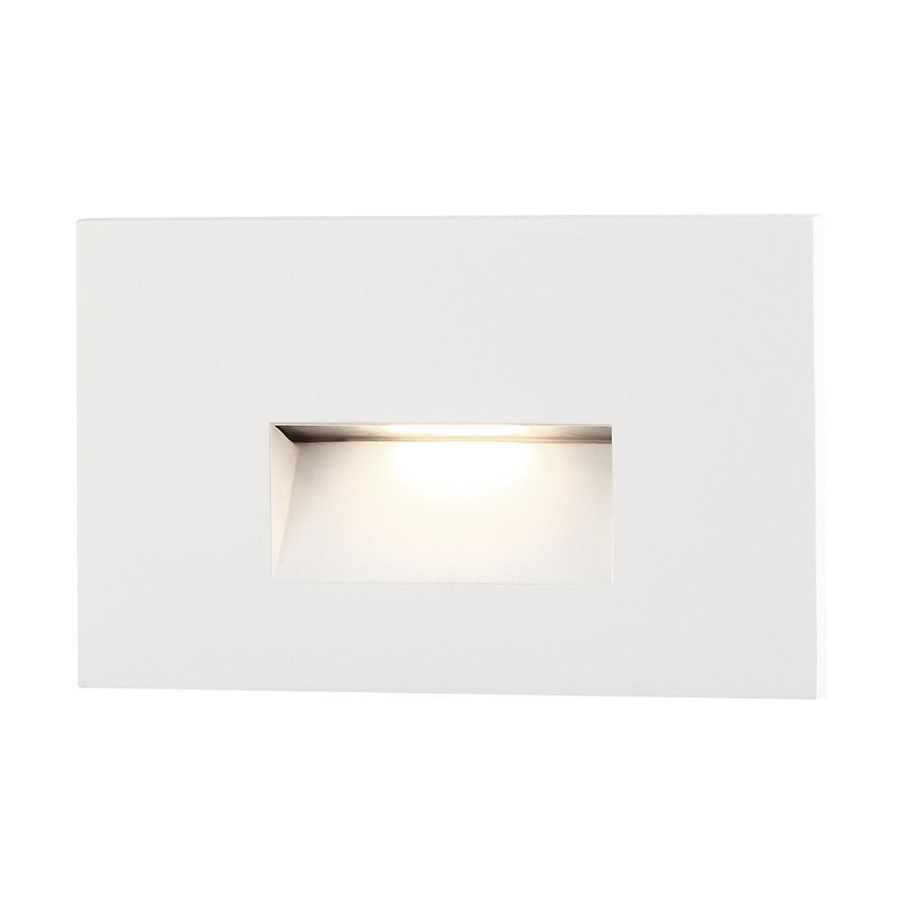 Line-Voltage 2-Watt White Integrated LED Outdoor Stair Light