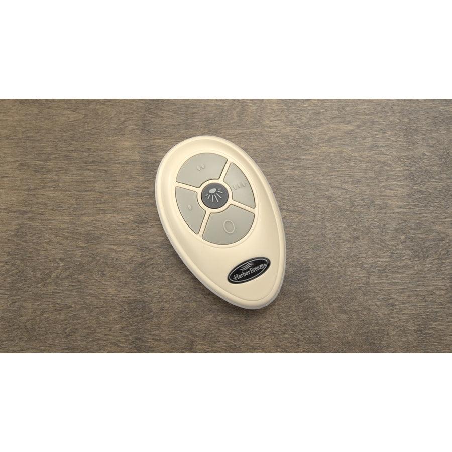 Harbor Breeze Mazon 44-in Oil-rubbed bronze LED Indoor Flush Mount Ceiling Fan with Remote (3-Blade)