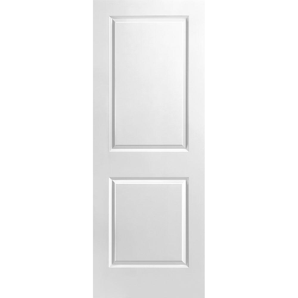 30 in. x 80 in. Solidoor Smooth 2-Panel Solid Core Primed Composite Interior Door Slab