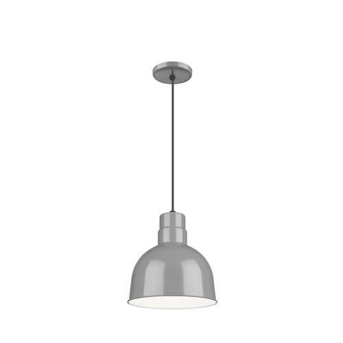 Millennium Lighting R Series Gray Industrial Dome Pendant Light
