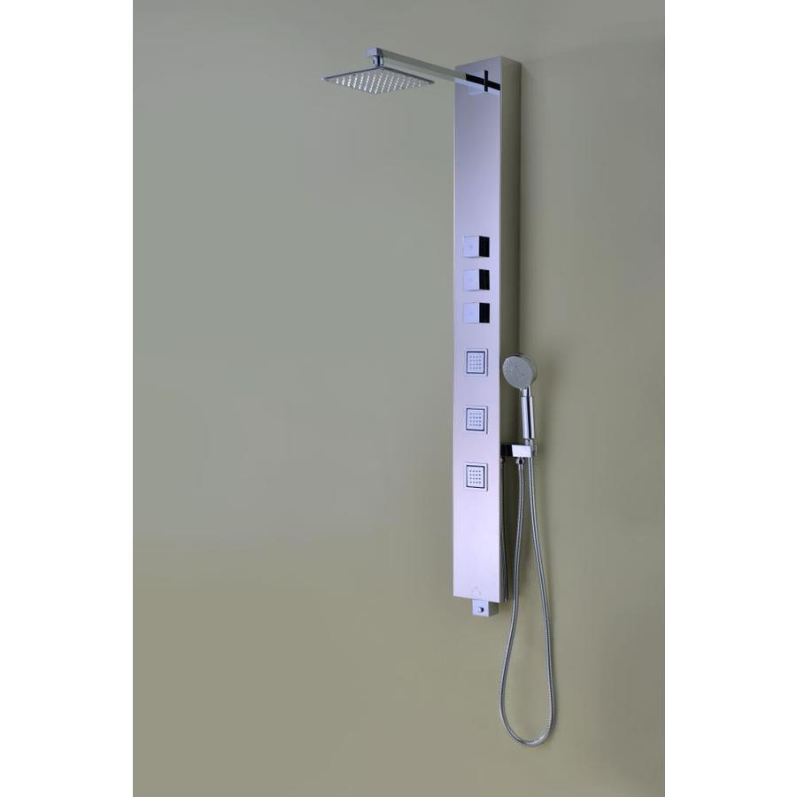 ANZZI Lann Series Polished Chrome 3-Spray Shower Panel System (Valve Included)