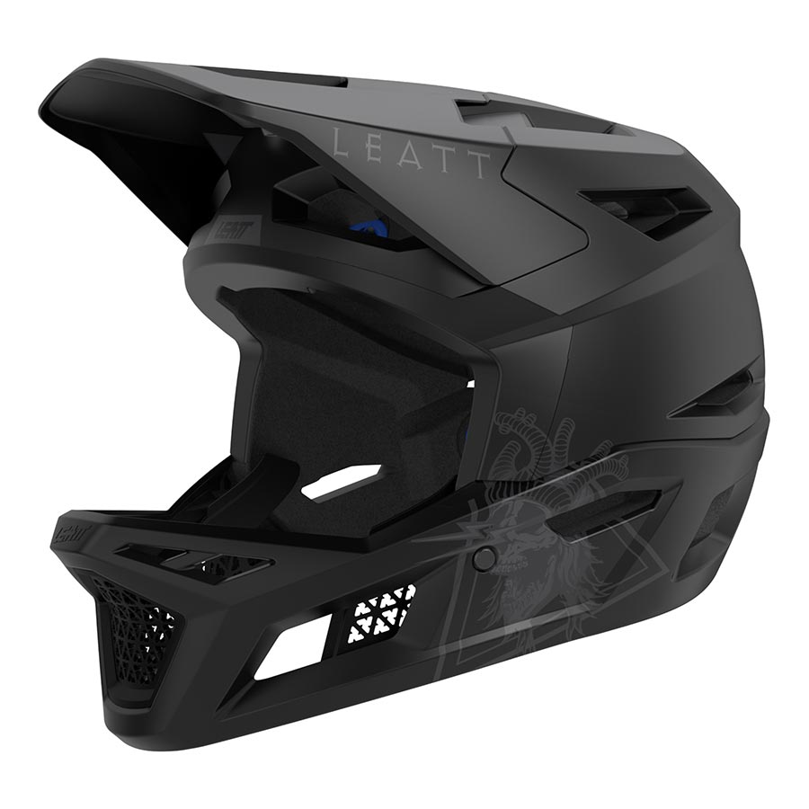 Mountain Bike Helmet Leatt MTB Gravity 4.0 Men Full Face , Stealth XL 61-62cm