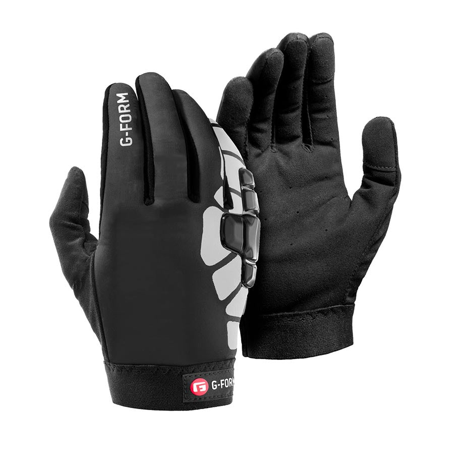 G-Form Bolle Winter Gloves Black/White, S, Pair Full Finger