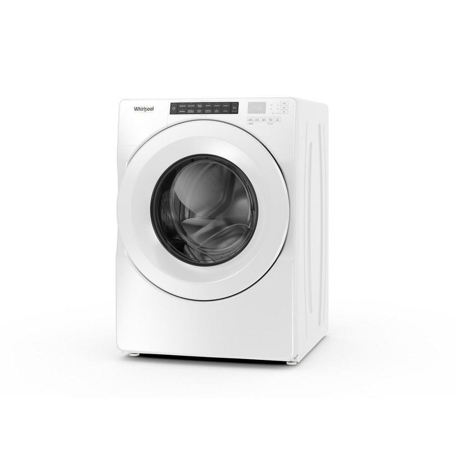 Whirlpool 4.3-cu ft Closet-Depth High-Efficiency Front Load Washer with Intuitive Controls - White